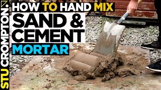 How to Mix Sand and Cement for bricklaying step by step [upl. by Adlih]