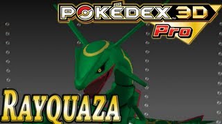 Pokemon 384 Rayquaza Pokedex 3D Pro [upl. by Wasserman]