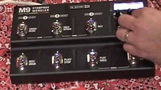 Line 6 M9 Stompbox Modeler guitar effects pedal demo [upl. by Salot]