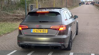 Audi RS3 8V With Milltek Exhaust EPIC Launch Controls and Fast Accelerations [upl. by Ennovoj]