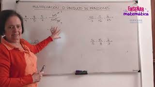 Enseñanza explicita multiplicación o producto de fracciones  Educere Argentina  Enseñar Matemática [upl. by Tray]