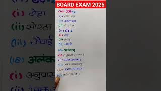 12th Hindi important topic 2025class 12 Hindi important topic 2025 hindi 12thhindi [upl. by Aenitsirhc]