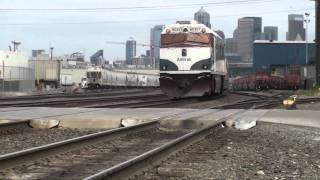 Amtrak Cascades in and out of Seattle 892011 [upl. by Fisken]