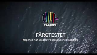 Caparol färgtest  färg med Non Bleach vs konventionell färg [upl. by Frederik909]