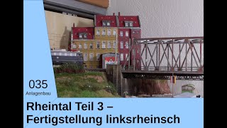 Anlagenbau 035  Fertigstellung des linksrheinischen Anschlusses zum BW und Hauptbahnhof [upl. by Amzu677]