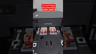 how to Pvc Card Printing Best printer Epson L8050 L18050 Photo printing [upl. by Alison]