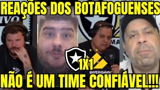 BOTAFOGO CONTINUA PIPOCANDO REAÇÕES DOS BOTAFOGUENSES APÓS LEVAR EMPATE NO FINAL [upl. by Anirok]