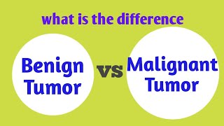 difference between Benign tumor and Malignant tumor english amp हिंदी [upl. by Barbarese]