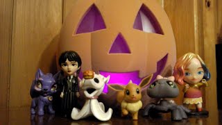 Halloween Dancing with Pumpkin  Stop Motion [upl. by Garnes]