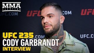 UFC 235 Cody Garbrandt Says He Predicted Henry Cejudo Would Knock Out TJ Dillashaw  MMA Fighting [upl. by Hgielhsa211]