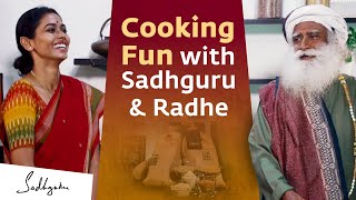 Sadhguru amp Radhe Cook A Ragi Dosa Together  Millet Recipe [upl. by Pressman]