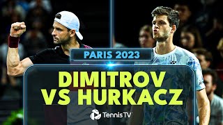 Grigor Dimitrov vs Hubert Hurkacz Highlights  Paris 2023 [upl. by Vonny5]