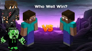 Herobrine Vs Entitys And Steve [upl. by Lehpar]