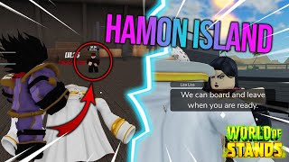 NEW HOW TO DO THE HAMON ISLAND DOMAIN World of Stands [upl. by Imij]