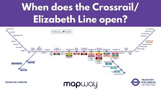 When Does the Crossrail Elizabeth line Open [upl. by Aciretnahs]