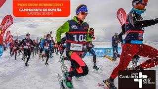 Picos Snow Running 2017 [upl. by Krongold]