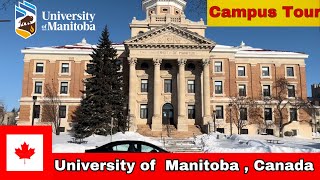 University of Manitoba Campus Tour  UofM university  First Day At University University In Canada [upl. by Anahsat]