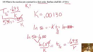 144 problems Change of concentration with time [upl. by Gerald]