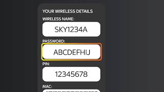 Change or reset your Sky WiFi password  Sky Help [upl. by Solana]