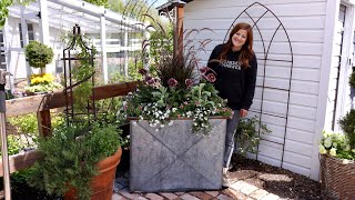 Planting a Huge Metal Container 💚🌿😍 Garden Answer [upl. by Teahan]