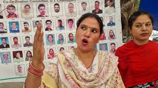 sulabh sauchalya worker interview at protest site chandigarh [upl. by Duyne839]