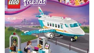 LEGO 41100 Heartlake Private Jet Instructions LEGO FRIENDS 2015 [upl. by Dnalhsa]