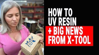 How to make inlays with a diode laser and UV Resin Also Huge news from XTOOL [upl. by Derman]