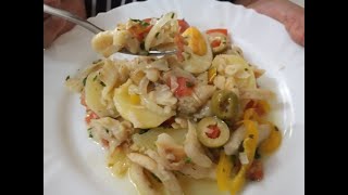 Peixe Salgado tipo bacalhau em Lascas com Batatas bacalhau culinária natal comidadenatal [upl. by Latini160]