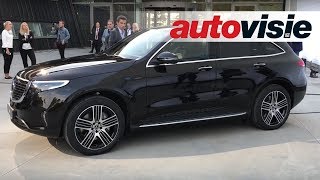 Autovisie Vlog Eerste blik op elektrische MercedesBenz EQC [upl. by Aramoix198]