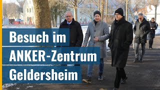 Kirche hilft bei Integration geflüchteter Menschen  Bischof Franz besucht ANKERZentrum Geldersheim [upl. by Mikel910]