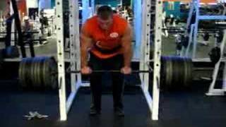 Rack Deadlifts with 945 lbs [upl. by Eellah]