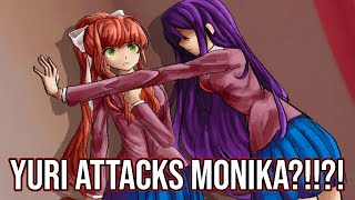 FINALE Yuri Confronts Monika  DDLC MOD  System Error Part 3 [upl. by Riehl792]