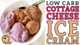 Low Carb VIRAL Cottage Cheese Ice Cream 🍦 FAST Keto Ice Cream Recipe [upl. by Hahnke535]