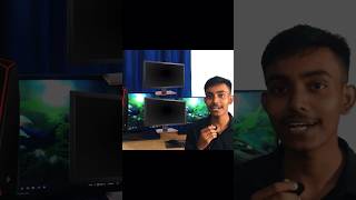 Dual monitor setup using a single pc  multi monitor setup monitor setup dualmonitor shorts [upl. by Antipas]