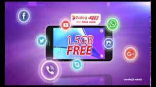 15 GB Data FREE with every Dialog 4G SIM [upl. by Fairley115]