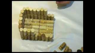 How to make a bird house with wine corks [upl. by Nitsir]