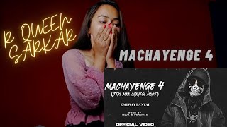 EMIWAY MACHAYENGE 4 EXPLICITOFFICIAL MUSIC VIDEO REACTION emiwaybantai video reaction diss [upl. by Merrel]