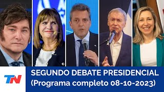 SEGUNDO DEBATE DE LOS CANDIDATOS A PRESIDENTE 2023 [upl. by Lizzie910]