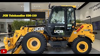 JCB Telehandler 530110 ₹4245L  RealLife Review  pascoearthmovers9198 jcb cranes [upl. by Allevon]