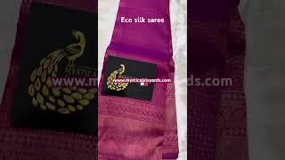 vegansilk ecosilk veganbride veganwedding vegan trending silkmarkcertified kanchipattusarees [upl. by Elgar108]