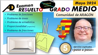 PRUEBA de ACCESO Grado MEDIO Comunidad de ARAGÓN 2024 ACADEMIADIEGO [upl. by Dugald607]