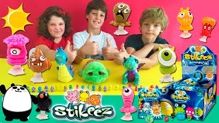 STIKEEZ Unboxing  ¡Descubrimos 18 Stikeez de LIDL [upl. by Enomys985]