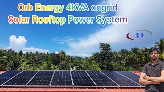 Orb Energy 4KVA ongrid solar power system [upl. by Jilli934]