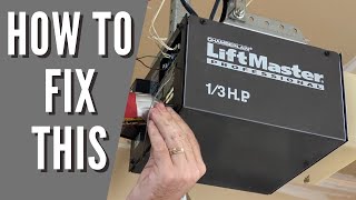 How to repair a Liftmaster garage door opener [upl. by Publea67]