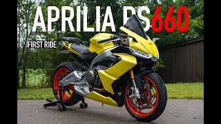 How Fast Is Aprilia RS660 [upl. by Olnee758]