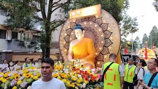 Outside of Buddhist maha vihara temple in kualalampur Wesak day 2024 [upl. by Monroy]