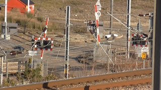 Dollands Moor Level Crossing [upl. by Marybella]