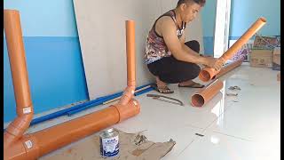 Paano mag install ng pipe sa Laundry shop Part 2 [upl. by Gil]