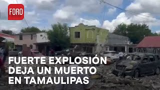 Explosión en vivienda en Reynosa Tamaulipas deja un muerto  Paralelo 23 [upl. by Ikkiv]