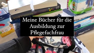 Bücher für meine Ausbildung zur Pflegefachfrau  Rucksack  Bücherliste [upl. by Opalina]